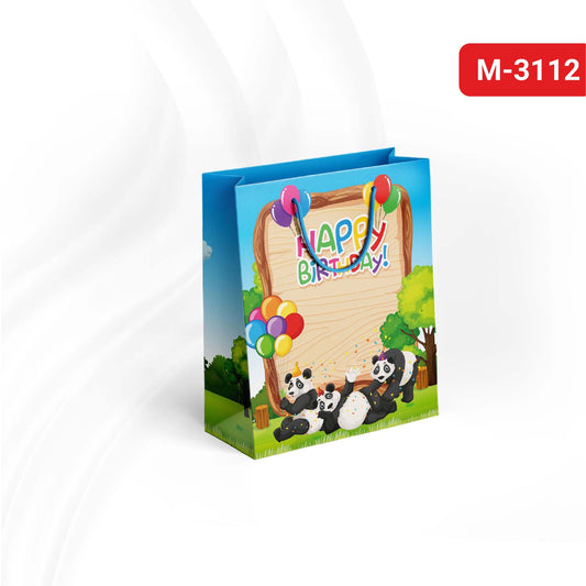 Medium size paper gift bags M-3112 (H.B) (Pack of 12)