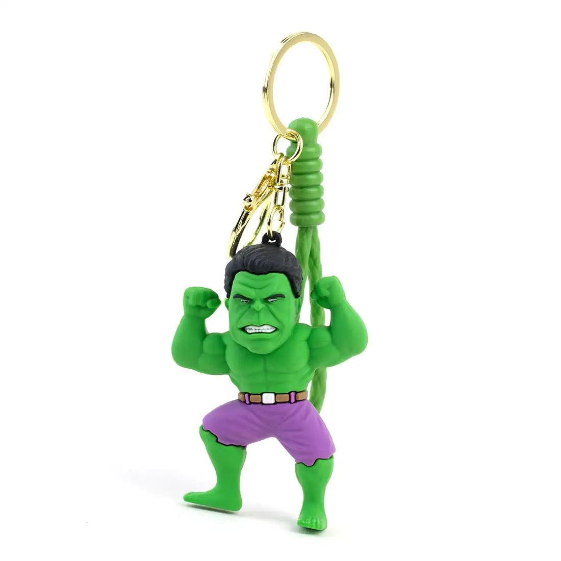 Hulk Green rubber keychain pack of 3 (eff price 37)
