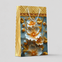 Lotes flower theme small size paper gift bag (Pack of 12)