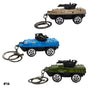 12 pcs -   Military Tank keychain Net price 49