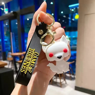 Game of Thrones Dog Rubber Keychain Pack of 3 (eff price 35)