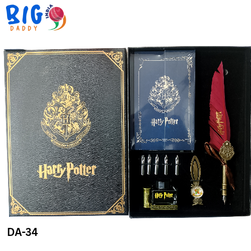HP magic boy Hari Diary Set with Pen and Ink (5 Nip & Brooch Included)