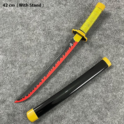 New medium Yorichi 42 CM wooden katana with stand