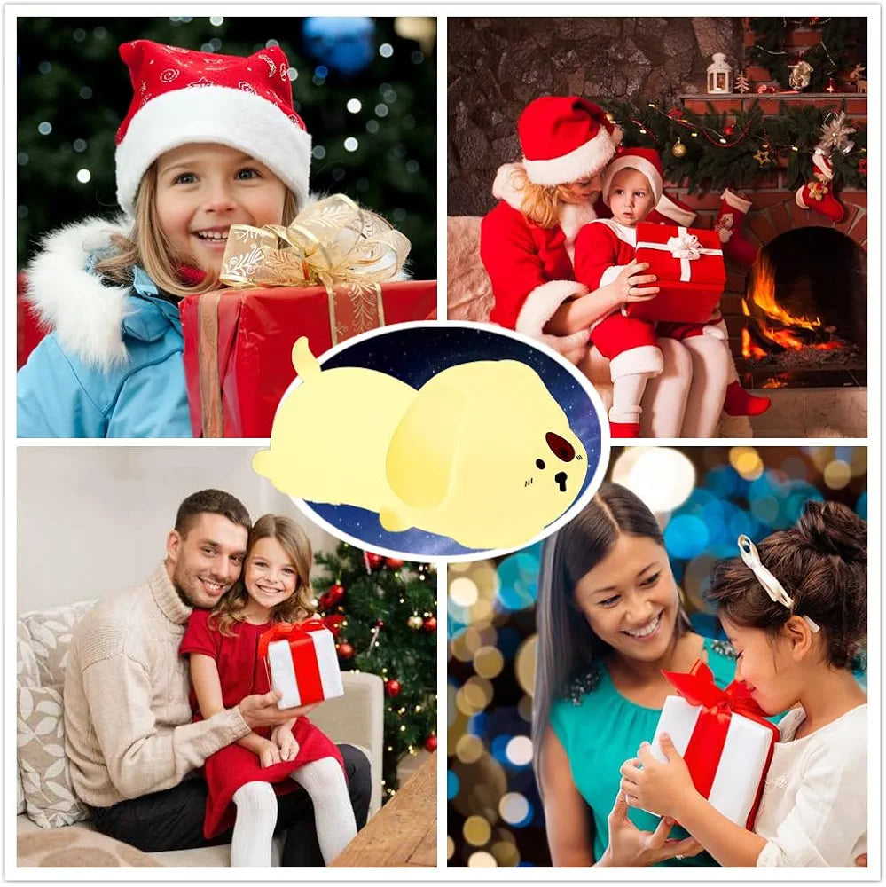 Puppy Sillicon Clapping Night Lamp