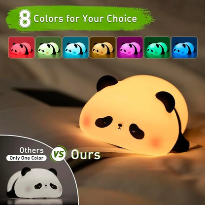 Sleeping Panda Sillicon Night Lamp