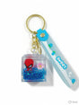 Pack of 3 spidy in square water glitter keychain (eff price 62)