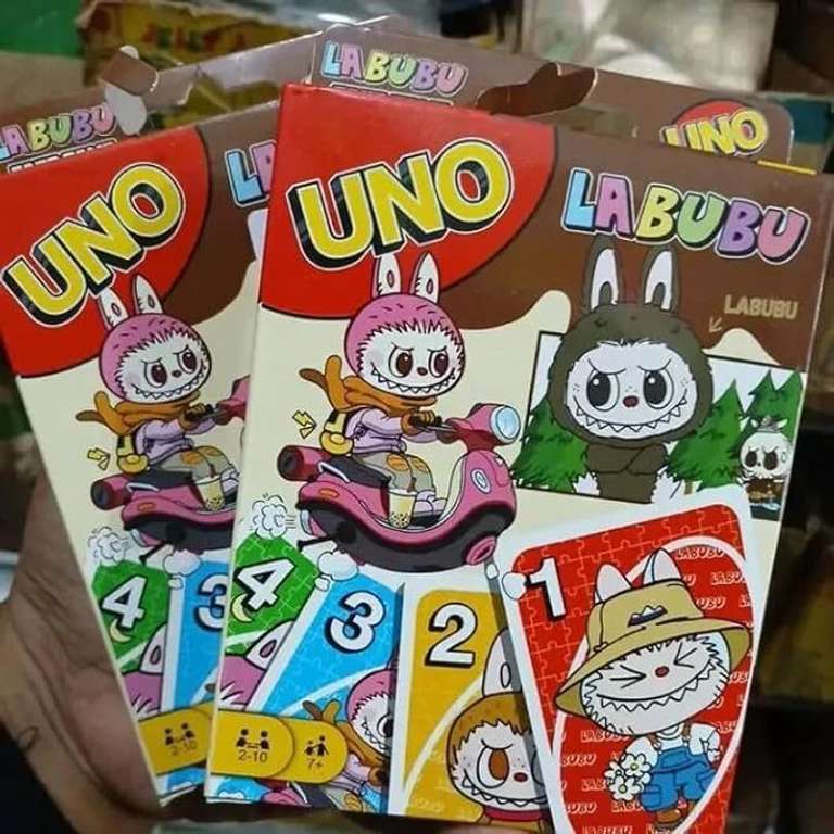 Uno Labubu cards Hot selling pack of 3 (eff price 58)