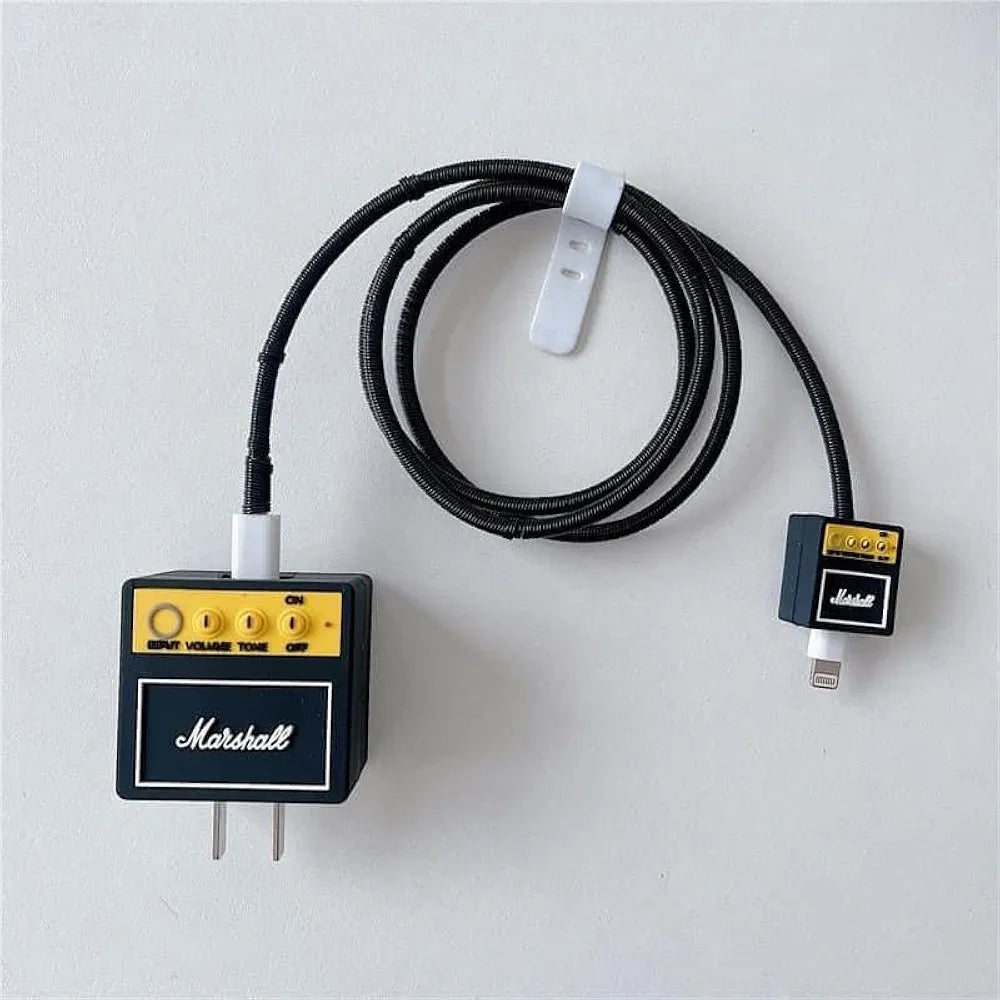 3 pcs- Marshaall Speaker 20W Iphone Silicone Charger Cover (Net Price 65)
