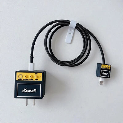 3 pcs- Marshaall Speaker 20W Iphone Silicone Charger Cover (Net Price 65)