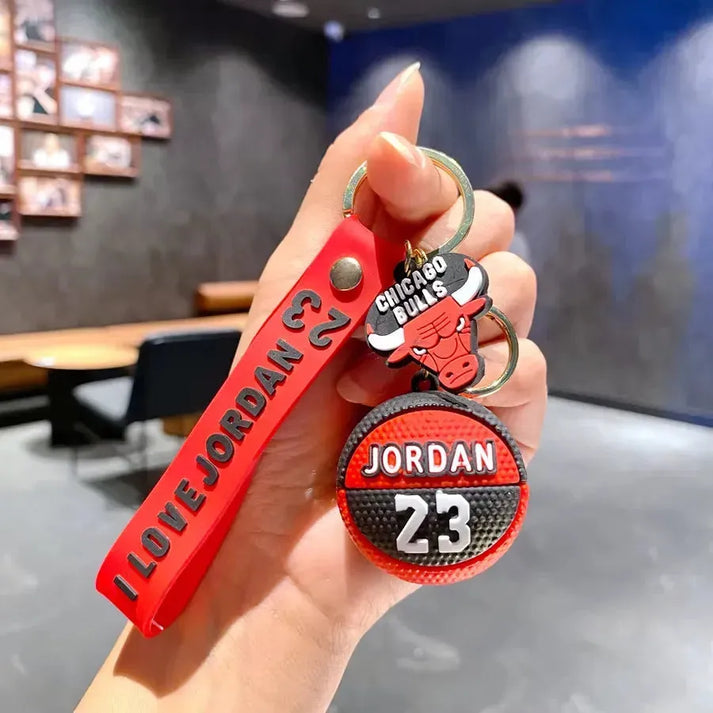 New Jordan 23 Football rubber keychain pack of 3 (eff price 40)