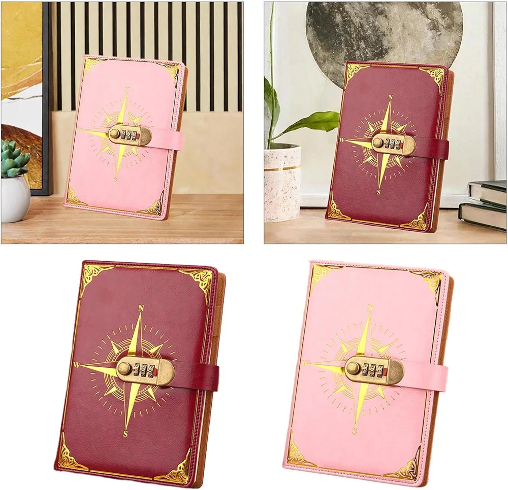 A5 Wheel Diary with Lock (Mix Colour)