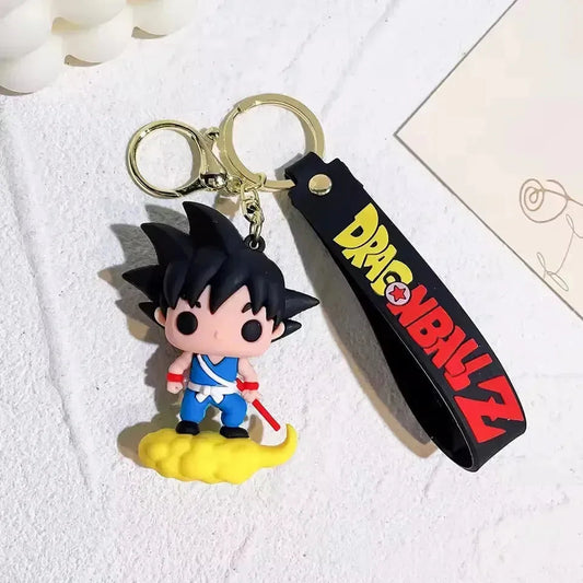 New DBZ Goku on Cloud Rubber Keychain Pack of 3 (eff price 37)