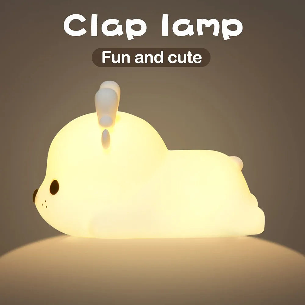 Cute Deer Sillicon Night Lamp