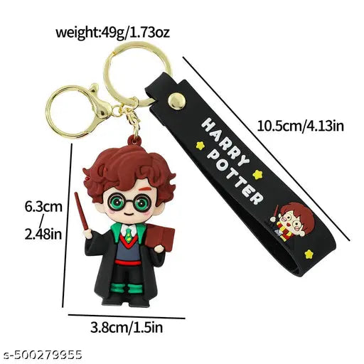 HP Magic boy Green Coat rubber keychain pack of 3 (eff price 40)