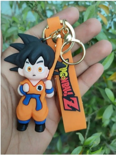 New DBZ With Stick Rubber Keychain Pack of 3 (eff price 37)