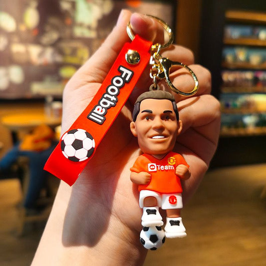 Ronaldo RD/WHT rubber keychain pack of 3 (eff price 43)