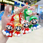 New Mario Sitting Rubber Keychain Pack of 3 (eff price 35)