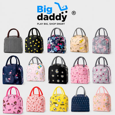 Pack of 6 Lunch bag mix colour & design (net price 52)
