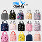 Pack of 6 Lunch bag mix colour & design (net price 52)
