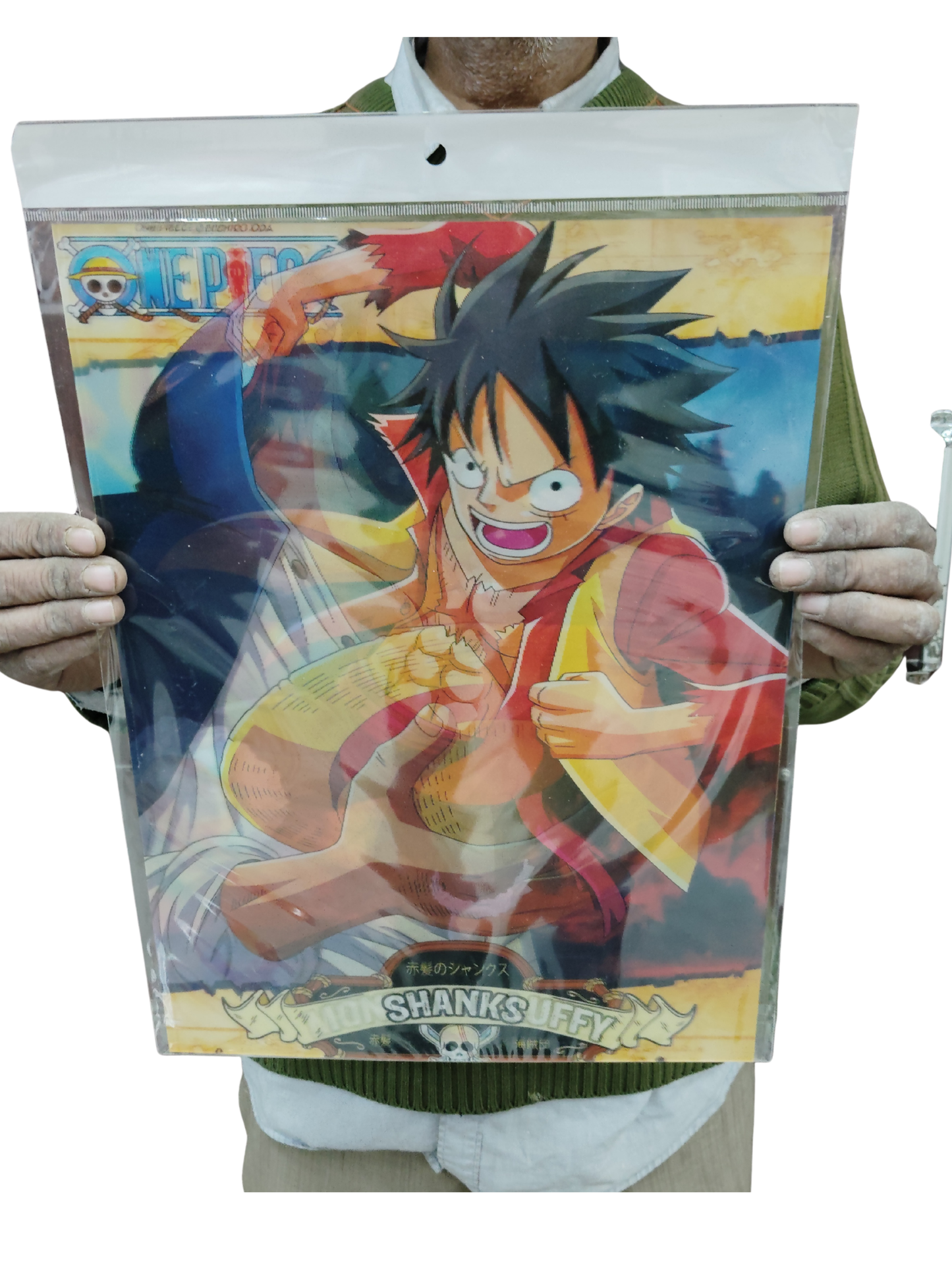 Luffy 3d poster pack of 2 ( eff price 90)