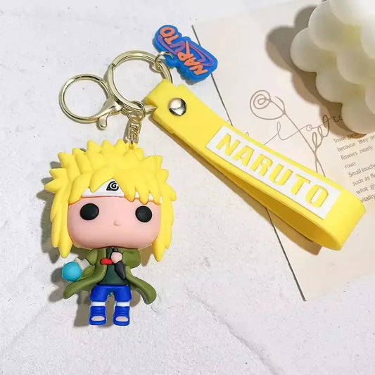 Minato Rubber Keychain Pack of 3 (eff price 37)