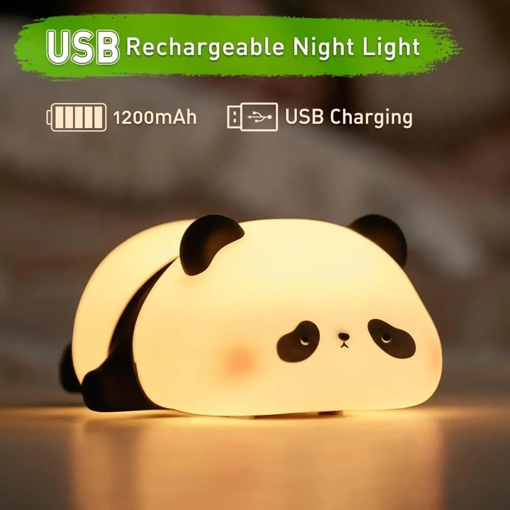 Sleeping Panda Sillicon Night Lamp