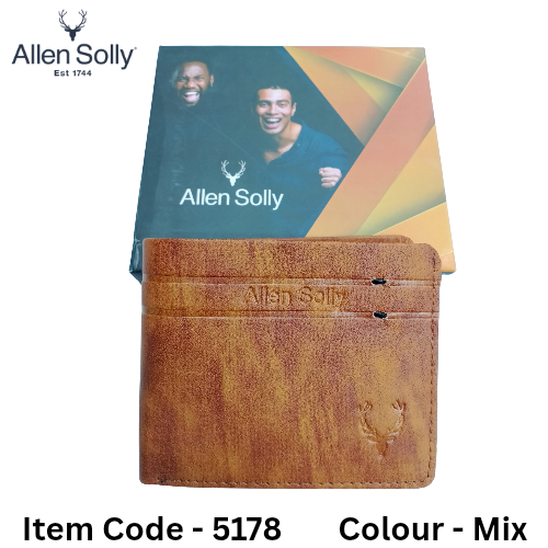 Men's Leather Wallet (Mix Colour) (Item-5178)