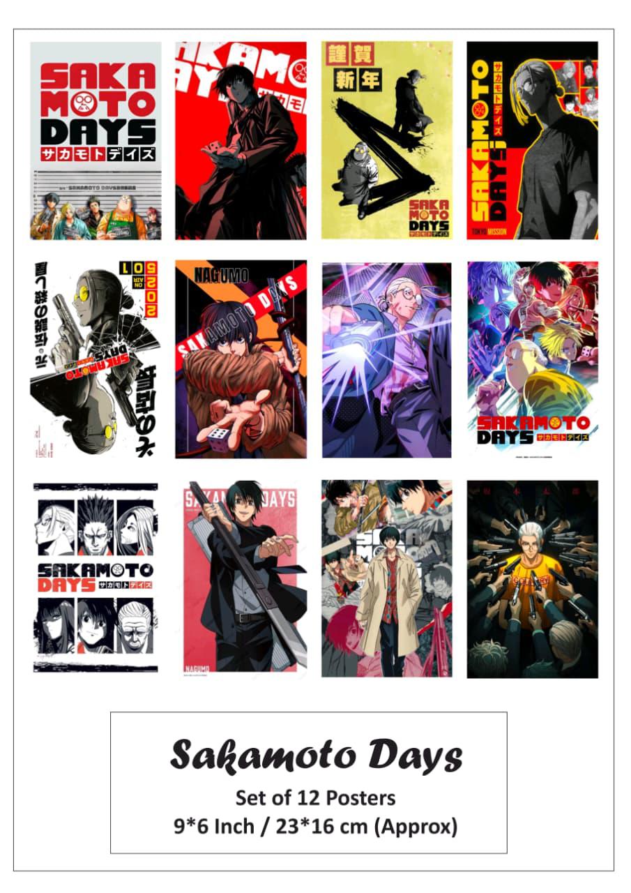 Sakamoto Days small size paper poster pack of 12 ( eff price - 68 / 3 packet )