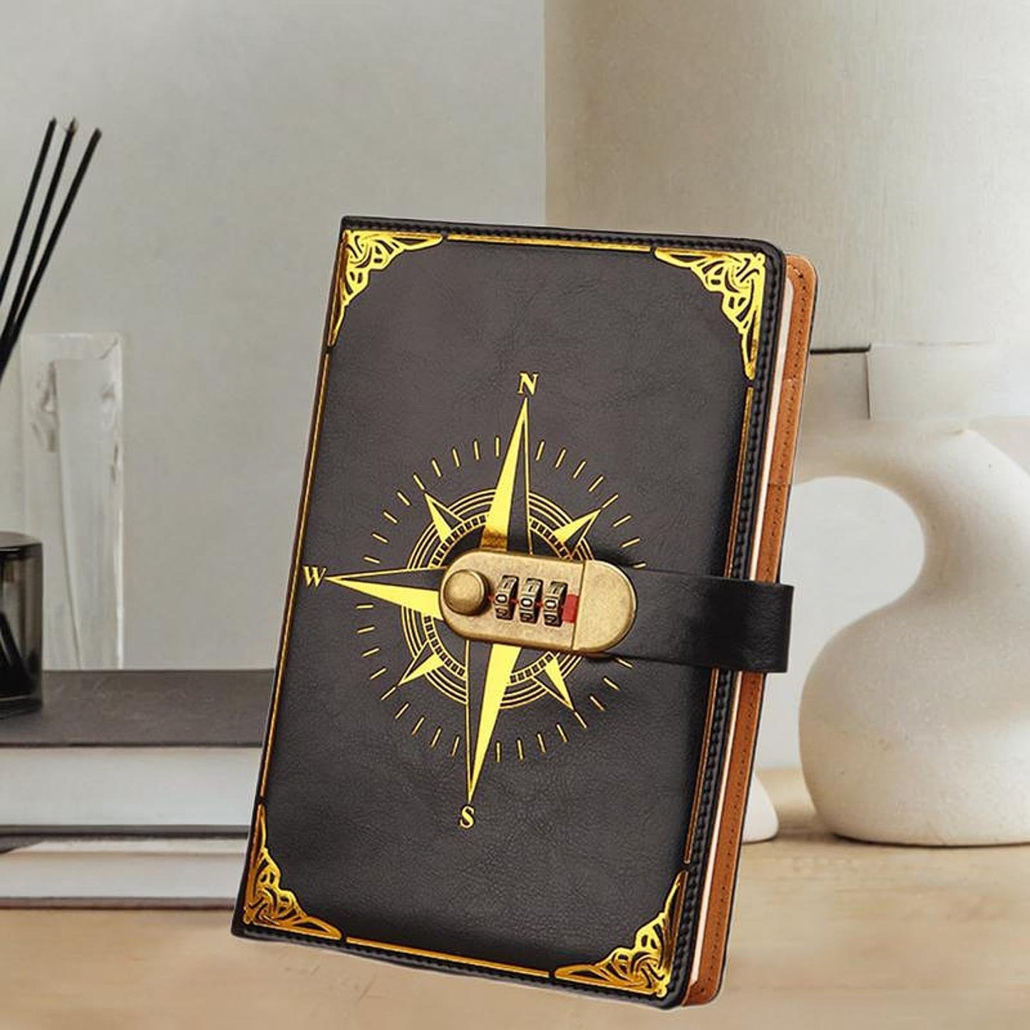 A5 Wheel Diary with Lock (Mix Colour)