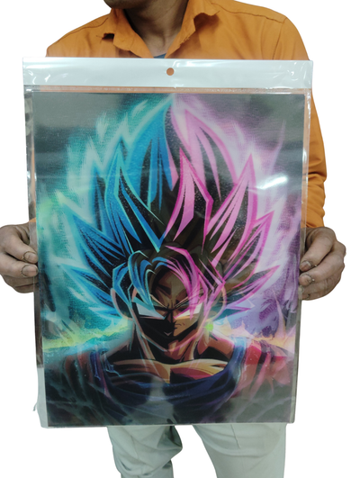 Vegeta blue Wanted 3d poster pack of 2 ( eff price 90)