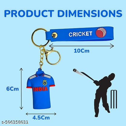 MSD Thala T-shirt 07 rubber keychain pack of 3 (eff price 35)