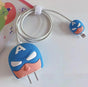 3 pcs- Captan Amrica 20W Iphone Silicone Charger Cover (Net Price 65)