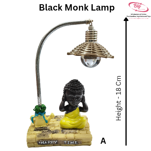 Monks sitting ladakh lamp