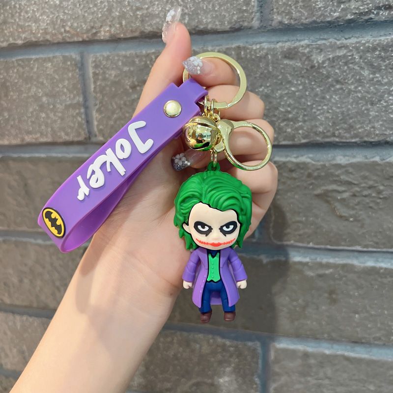 Green Joker rubber keychain pack of 3 (eff price 43)