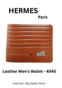 Harmes Men's Leather Wallet (Mix Colour)