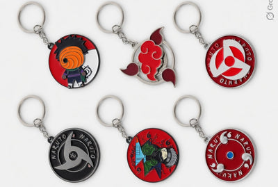 New Natuto rotating mix keychain Pack of 5 (eff price 45) (With Packing)