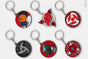 New Natuto rotating mix keychain Pack of 5 (eff price 45) (With Packing)