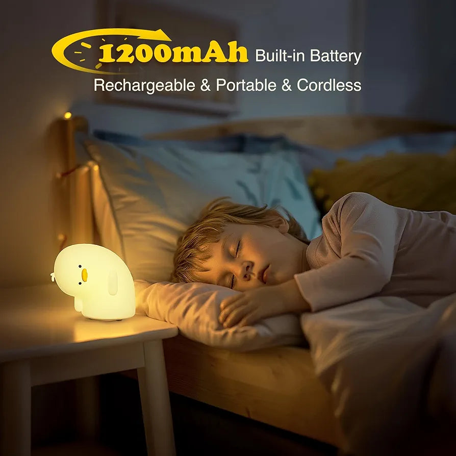 Crooked Necked Duck Sillicon Night Lamp