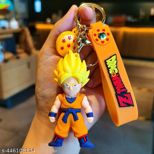 New DBZ yellow Rubber Keychain Pack of 3 (eff price 37)