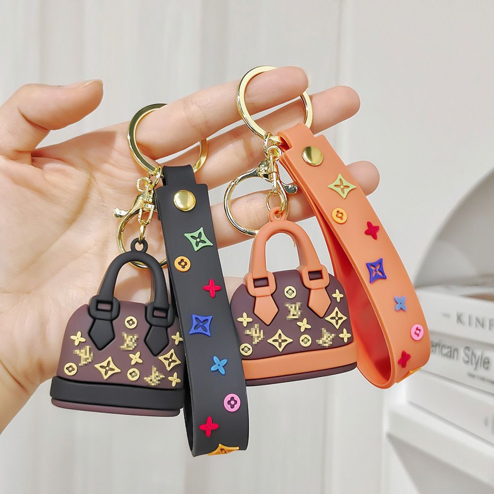 New LV Bag Rubber Keychain Pack of 3 (eff price 37)