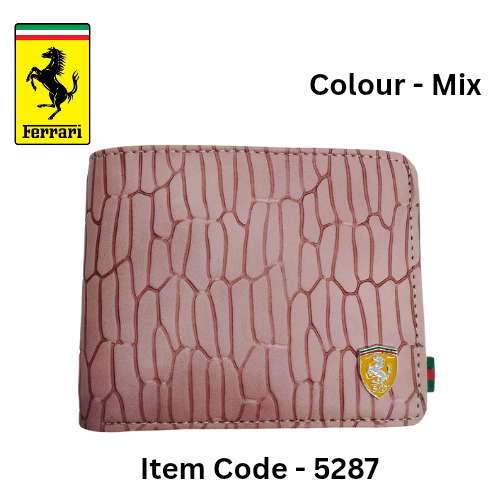 Men's Leather Wallet (Mix Colour) (Item-5287)
