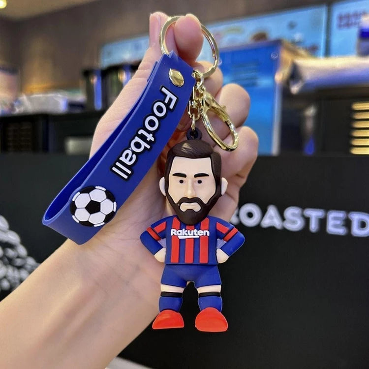 Messi (Rakuten) Blue rubber keychain pack of 3 (eff price 40)