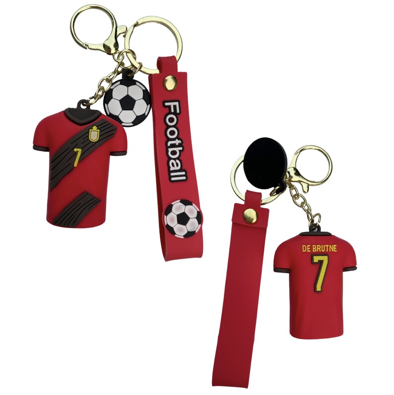 New De-Brutne T-Shirt 👕 rubber keychain pack of 3 (eff price 40)