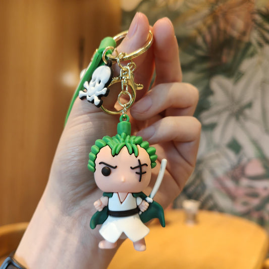 New Kid Zoro rubber keychain pack of 3 (eff price 37)
