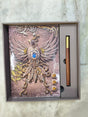 Skull diary pen set