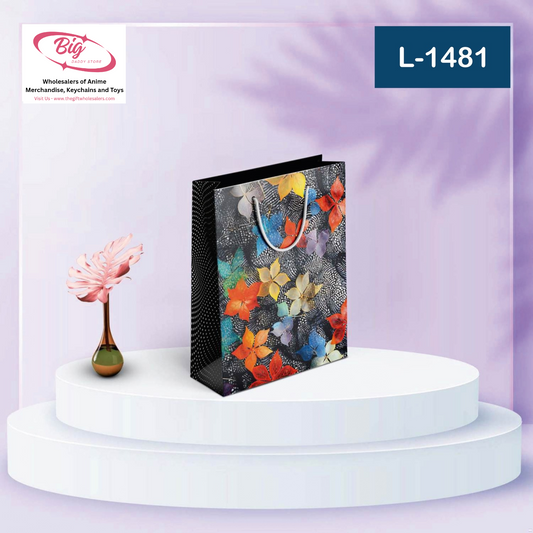 Large Size paper gift bags L-1481 (Pack of 12)