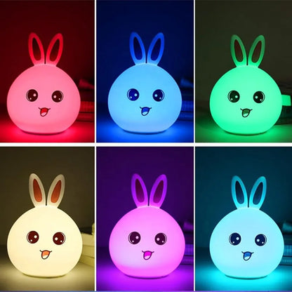 Rabbit Sillicon Night Lamp