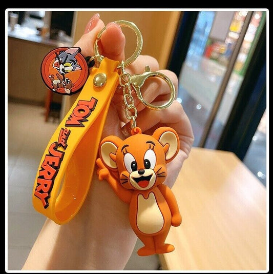 Standind Jurry Rubber keychain