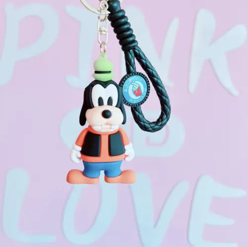 Goofy rubber keychain