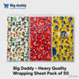 Mix Designs  pokimon / sonec  Wrapping sheet Pack of 50